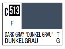 Mr.Hobby - Mr.Color serijos nitro dažai C-513 Dark Gray "Dunkel Grau", 10ml