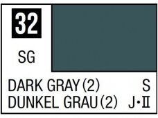 Mr.Hobby - Mr.Color serijos nitro dažai C-032 Dark Gray (2), 10ml Mr.Hobby - Mr.Color serijos nitro dažai C-032 Dark Gray (2), 10ml