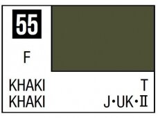 Mr.Hobby - Mr.Color serijos nitro dažai C-055 Khaki, 10ml Mr.Hobby - Mr.Color serijos nitro dažai C-055 Khaki, 10ml