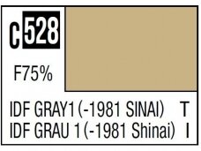 Mr.Hobby - Mr.Color serijos nitro dažai C-528 IDF Gray 1 (-1981 Sinai), 10ml