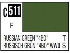 Mr.Hobby - Mr.Color serijos nitro dažai C-511 Russian Green "4BO", 10ml Mr.Hobby - Mr.Color serijos nitro dažai C-511 Russian Green "4BO", 10ml