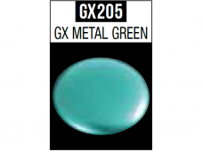Mr.Hobby - Mr.Metallic color GX serijos Metal Green, 18 ml, GX-205