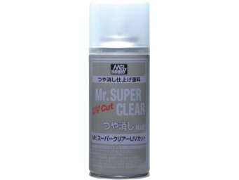 Mr.Hobby - Mr. Super Clear matinis lakas su UV apsauga balionėlyje, 170 ml, B-523