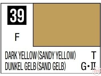 Mr.Hobby - Mr.Color C-039 Dark Yellow (Sandy Yellow), 10ml