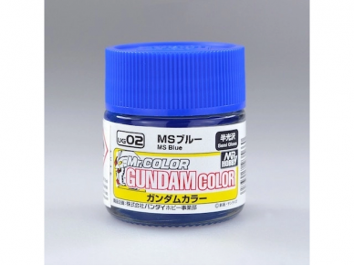 Mr.Hobby - Gundam Color paint MS Blue (Semi-Gloss), 10 ml, UG-02