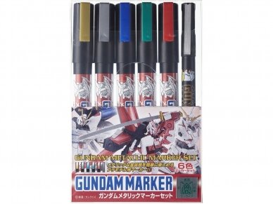 Mr.Hobby - Gundam Metallic Marker Set, GMS-121