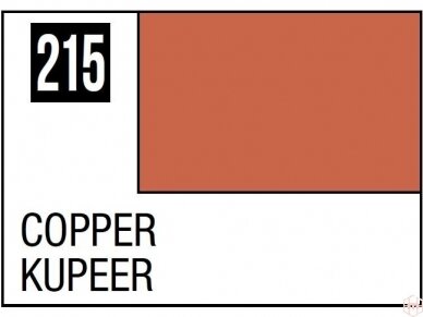 Mr.Hobby - Mr.Metal serijos nitro dažai metalikas MC-215 Copper, 10ml