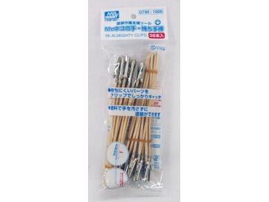 Mr.Hobby - Mr. Almighty Clip Stick, 36pcs., GT-90