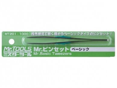 Mr.Hobby - Mr. Basic Tweezers (Pincetes), MT-201