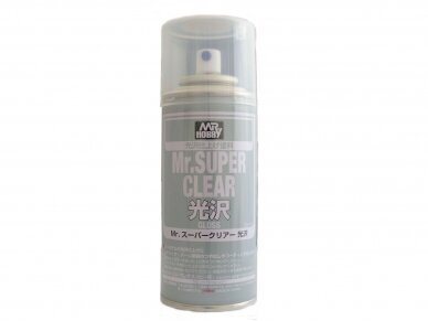 Mr.Hobby - Mr. Super Clear Gloss Spray Spīdīga laka, 170 ml, B-513