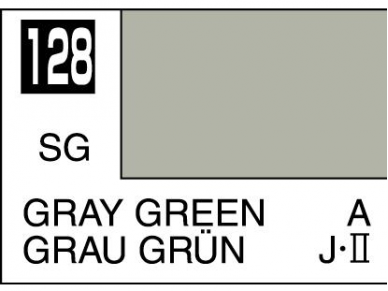 Mr.Hobby - Mr.Color serijos nitro dažai C-128 Gray green, 10ml