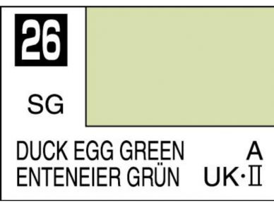 Mr.Hobby - Mr.Color serijos nitro dažai C-026 Duck egg green (UK), 10ml