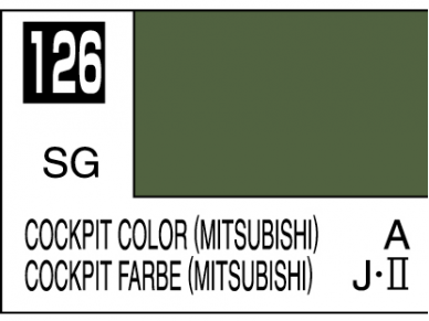 Mr.Hobby - Mr.Color serijos nitro dažai C-126 Cockpit color (Mitsubishi), 10ml
