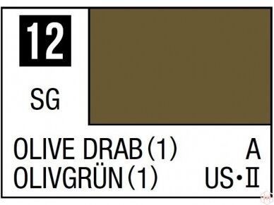 Mr.Hobby - Mr.Color C-012 Olive Drab (1), 10ml