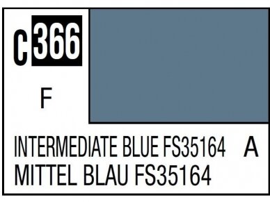 Mr.Hobby - Mr.Color serijos nitro dažai C-366 Intermediate blue FS35164, 10ml