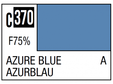 Mr.Hobby - Mr.Color serijos nitro dažai C-370 Azure Blue, 10ml