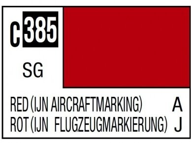 Mr.Hobby - Mr.Color C-385 Red (IJN Aircraft marking), 10ml