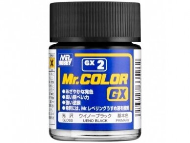 Mr.Hobby - Mr.Color GX Ueno Black, 18 ml, GX-2