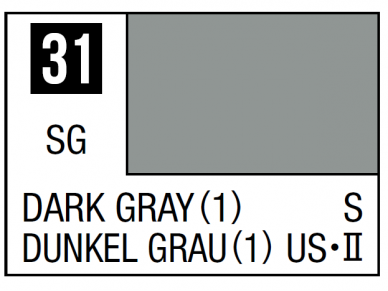 Mr.Hobby - Mr.Color C-031 Dark Gray (1), 10ml Mr.Hobby - Mr.Color C-031 Dark Gray (1), 10ml