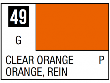 Mr.Hobby - Mr.Color C-049 Clear Orange, 10ml Mr.Hobby - Mr.Color C-049 Clear Orange, 10ml