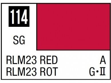Mr.Hobby - Mr.Color C-114 RLM23 Red, 10ml Mr.Hobby - Mr.Color C-114 RLM23 Red, 10ml
