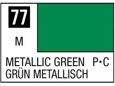 Mr.Hobby - Mr.Color serijos nitro dažai C-077 Metallic Green, 10ml