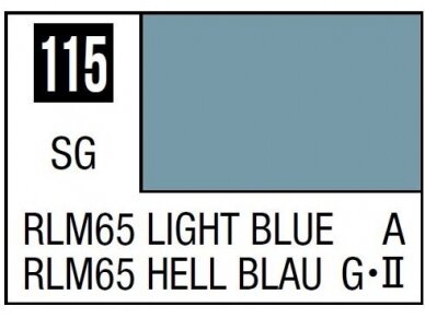 Mr.Hobby - Mr.Color serijos nitro dažai C-115 RLM65 Light Blue, 10ml