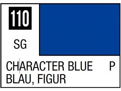 Mr.Hobby - Mr.Color serijos nitro dažai C-110 Character Blue, 10ml Mr.Hobby - Mr.Color serijos nitro dažai C-110 Character Blue, 10ml