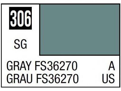 Mr.Hobby - Mr.Color serijos nitro dažai C-306 Gray FS36270, 10ml