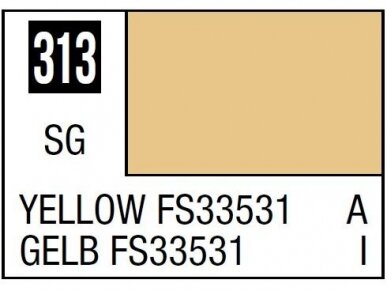 Mr.Hobby - Mr.Color serijos nitro dažai C-313 Yellow FS33531, 10ml