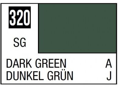Mr.Hobby - Mr.Color serijos nitro dažai C-320 Dark Green, 10ml
