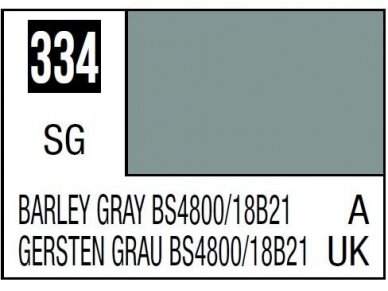 Mr.Hobby - Mr.Color serijos nitro dažai C-334 Barley Gray BS4800/18B21, 10ml Mr.Hobby - Mr.Color serijos nitro dažai C-334 Barley Gray BS4800/18B21, 10ml