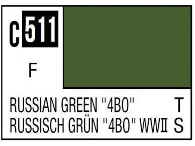 Mr.Hobby - Mr.Color C-511 Russian Green "4BO", 10ml Mr.Hobby - Mr.Color C-511 Russian Green "4BO", 10ml