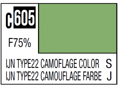 Mr.Hobby - Mr.Color serijos nitro dažai C-605 IJN Type22 Camouflage Color, 10ml