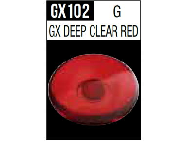 Mr.Hobby - Mr.Metallic color GX serijos akriliniai dažai Deep Clear Red, 18 ml, GX-102