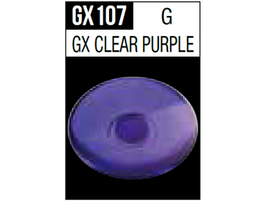 Mr.Hobby - Mr.Metallic color GX serijos akriliniai dažai Clear Purple, 18 ml, GX-107