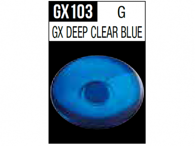 Mr.Hobby - Mr.Color GX aкриловые краски Deep Clear Blue, 18 ml, GX-103