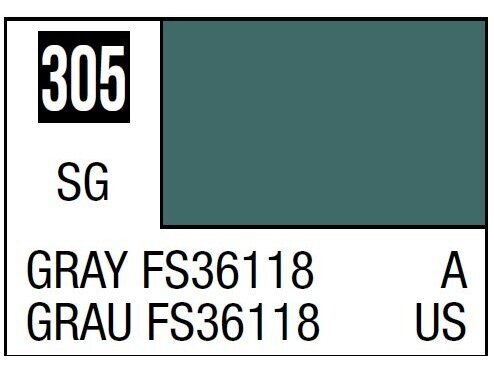 Mr.Hobby - Mr.Color C-305 Gray FS36118, 10ml Mr.Hobby - Mr.Color C-305 Gray FS36118, 10ml