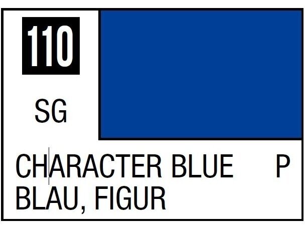 Mr.Hobby - Mr.Color serijos nitro dažai C-110 Character Blue, 10ml Mr.Hobby - Mr.Color serijos nitro dažai C-110 Character Blue, 10ml