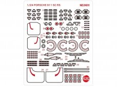 NuNu - Racing Series Porsche 911 SC/RS 1984 Oman Rally Winner Modeļa papildinājumu komplekts, 1/24, E24011