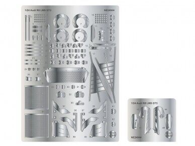 NuNu - Audi R8 LMS GT3 World Challenge Europe Imola 2022 detail Up Parts, 1/24, E24044 1 NuNu - Audi R8 LMS GT3 World Challenge Europe Imola 2022 detail Up Parts, 1/24, E24044 1