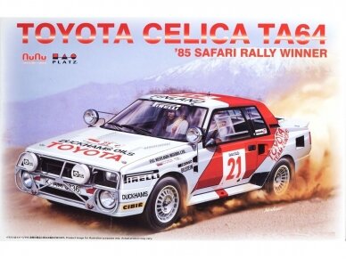 NuNu - Toyota Celica TA64 '85 Safari Rally Winner, 1/24, 24038
