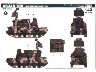 Panda Models - Air Defense System 9K330 Tor with Metal Tracks, 1/35, 35008 6