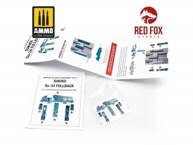 Red Fox Studio - 1/48 Su-34 Fullback (for Kitty Hawk kit) (decals), 1/48, 48010 2