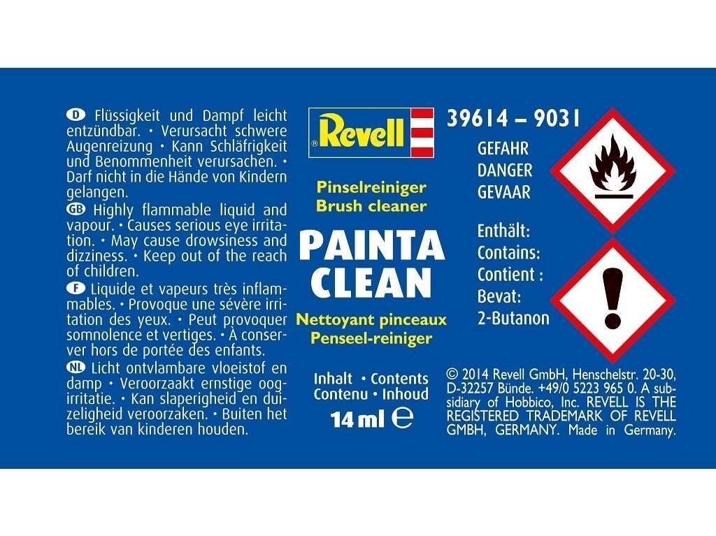 Revell - Brush Clean Birstes tīrītājs 100ml, 39614 1 Revell - Brush Clean Birstes tīrītājs 100ml, 39614 1