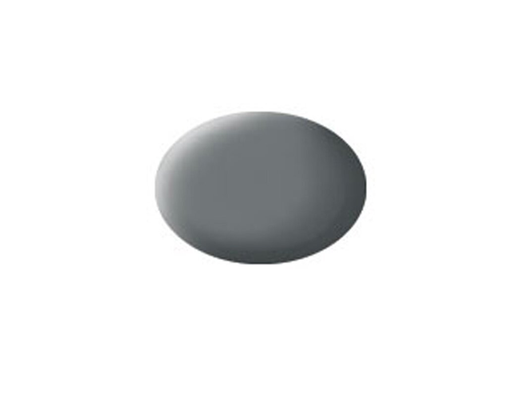 Revell - Aqua Color, Mouse Grey, Matt, 18ml, 47 1 Revell - Aqua Color, Mouse Grey, Matt, 18ml, 47 1