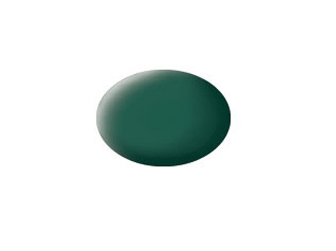 Revell - Aqua Color, Sea Green, Matt, 18ml, RAL 6028, 48 1 Revell - Aqua Color, Sea Green, Matt, 18ml, RAL 6028, 48 1