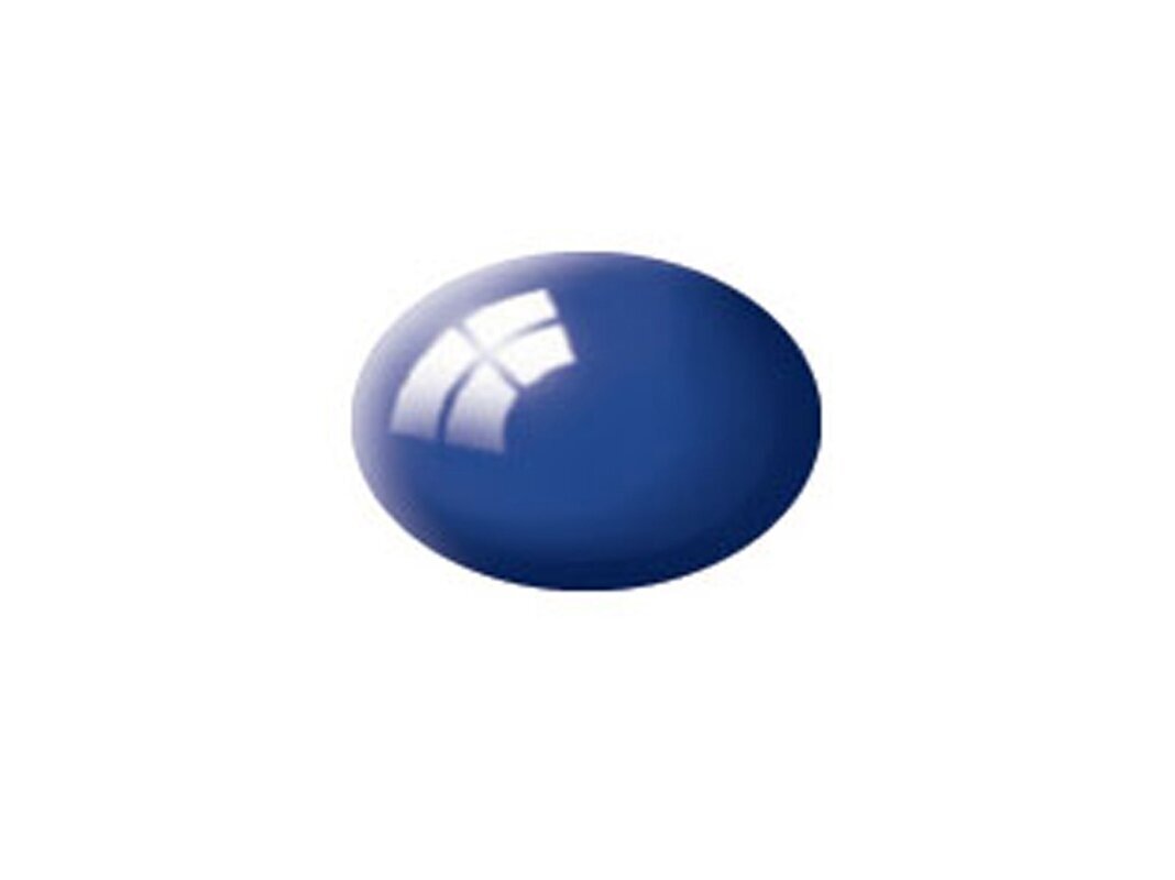 Revell - Aqua Color, Ultramarine Blue, Gloss, RAL 5002, 18ml, 51 1 Revell - Aqua Color, Ultramarine Blue, Gloss, RAL 5002, 18ml, 51 1