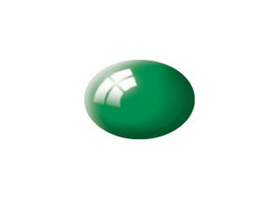 Revell - Aqua Color, Emerald Green, Gloss, 18ml, 61 1 Revell - Aqua Color, Emerald Green, Gloss, 18ml, 61 1