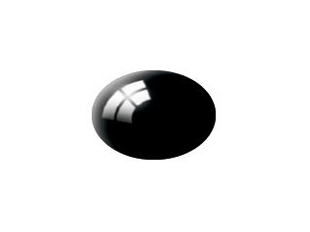 Revell - Aqua Color, Black, Gloss, 18ml, 07 1 Revell - Aqua Color, Black, Gloss, 18ml, 07 1